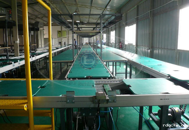 工装板平面循环组装线