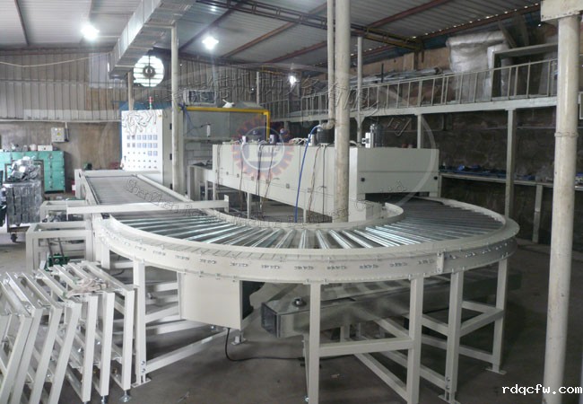 环形滚筒烘干流水线