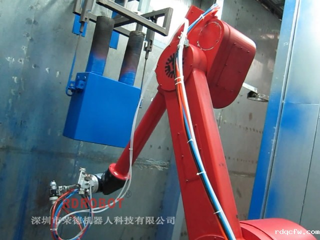 户外电容器机器人自动喷漆