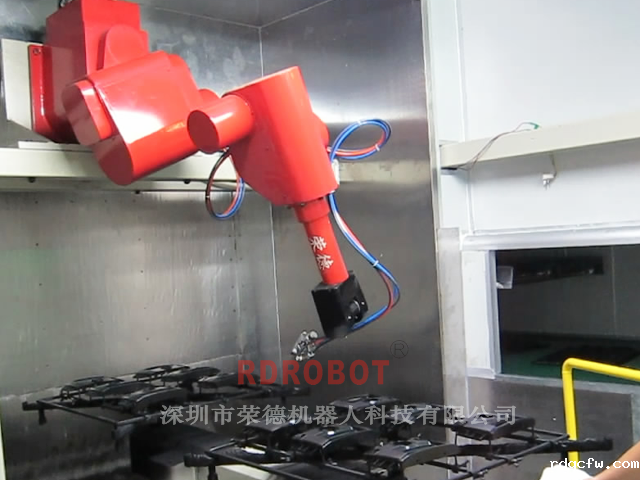 汽车DVD面板喷漆机器人