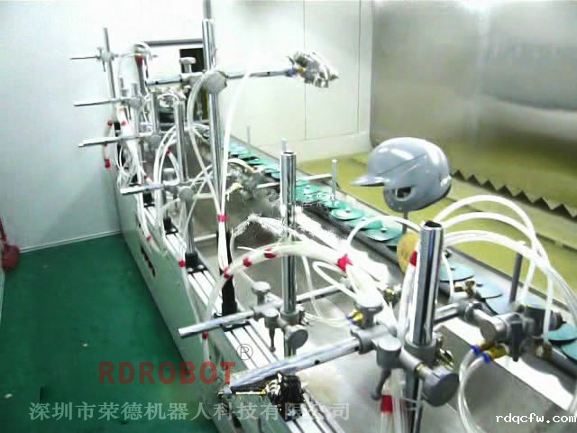 头盔安全帽自动喷涂线