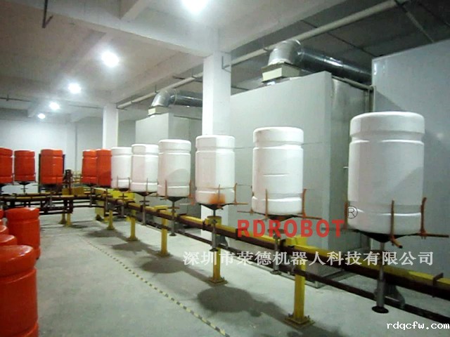 海洋浮桶在线自动喷涂生产线