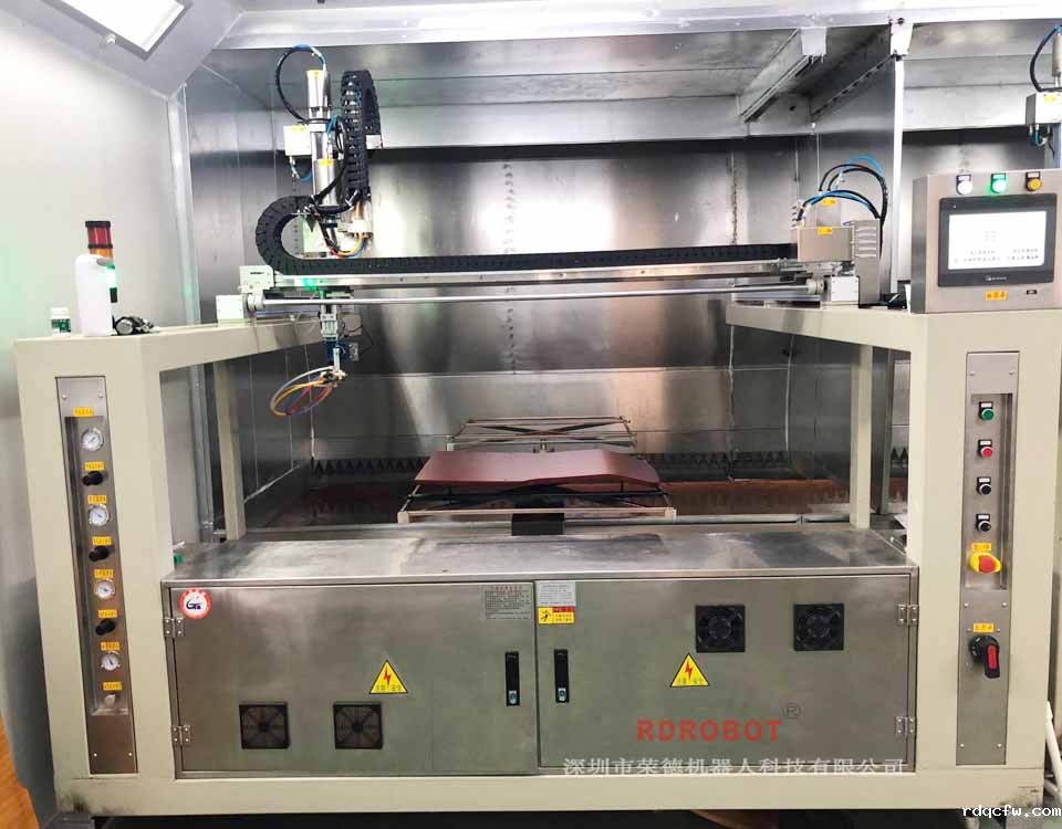 两盘六轴自动喷涂往复机