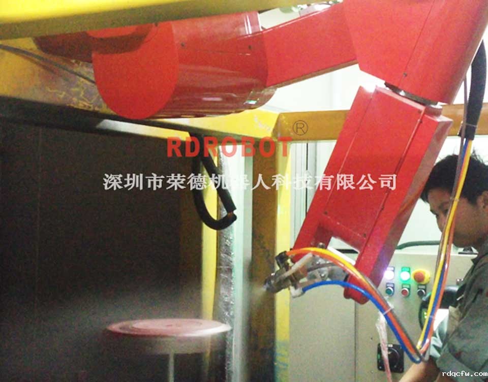 扫地机器人外壳喷漆设备