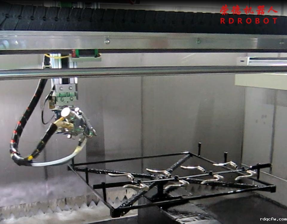 智能锁门把手自动喷漆机